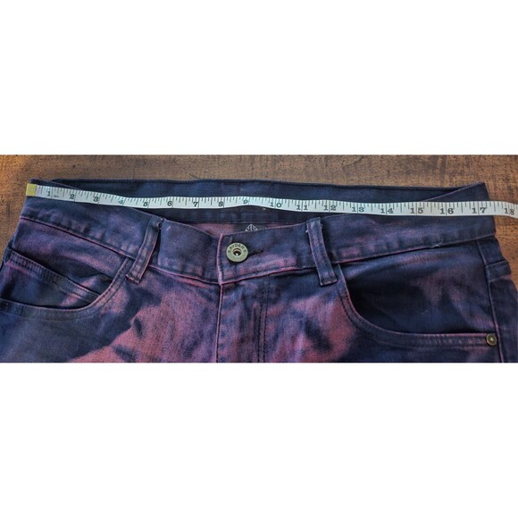 Kayden K Men's Skinny Jeans Comfort Stretch Slim 34 Distressed Tye-Dye Pants - Picture 10 of 11